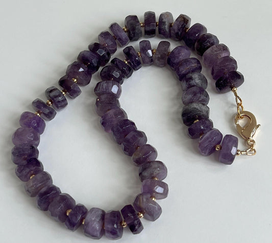 Amethyst Beaded Necklace
