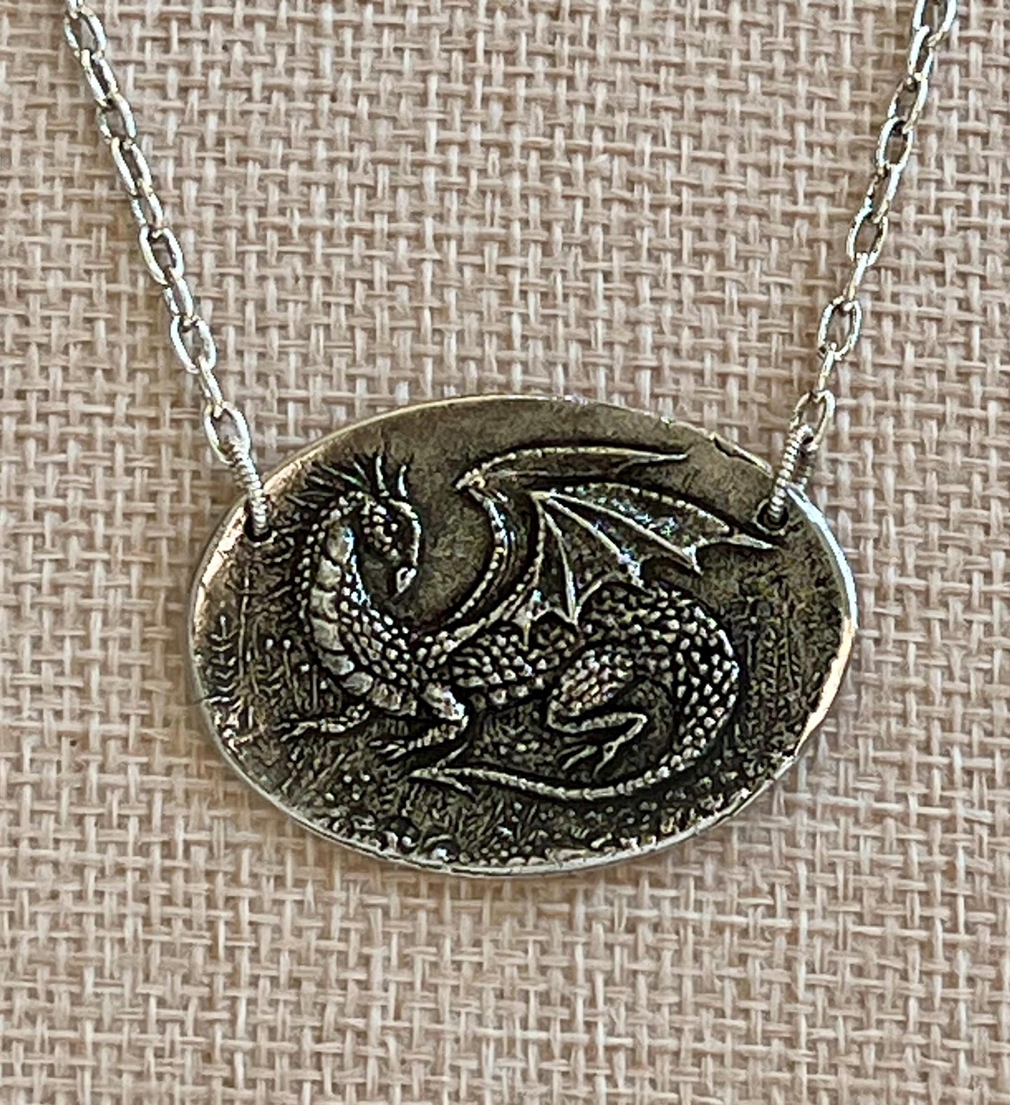 Green Girl Studios Dragon Pendant Necklace