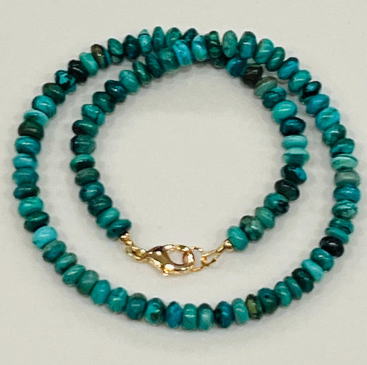 Chrysocolla Beaded Necklace
