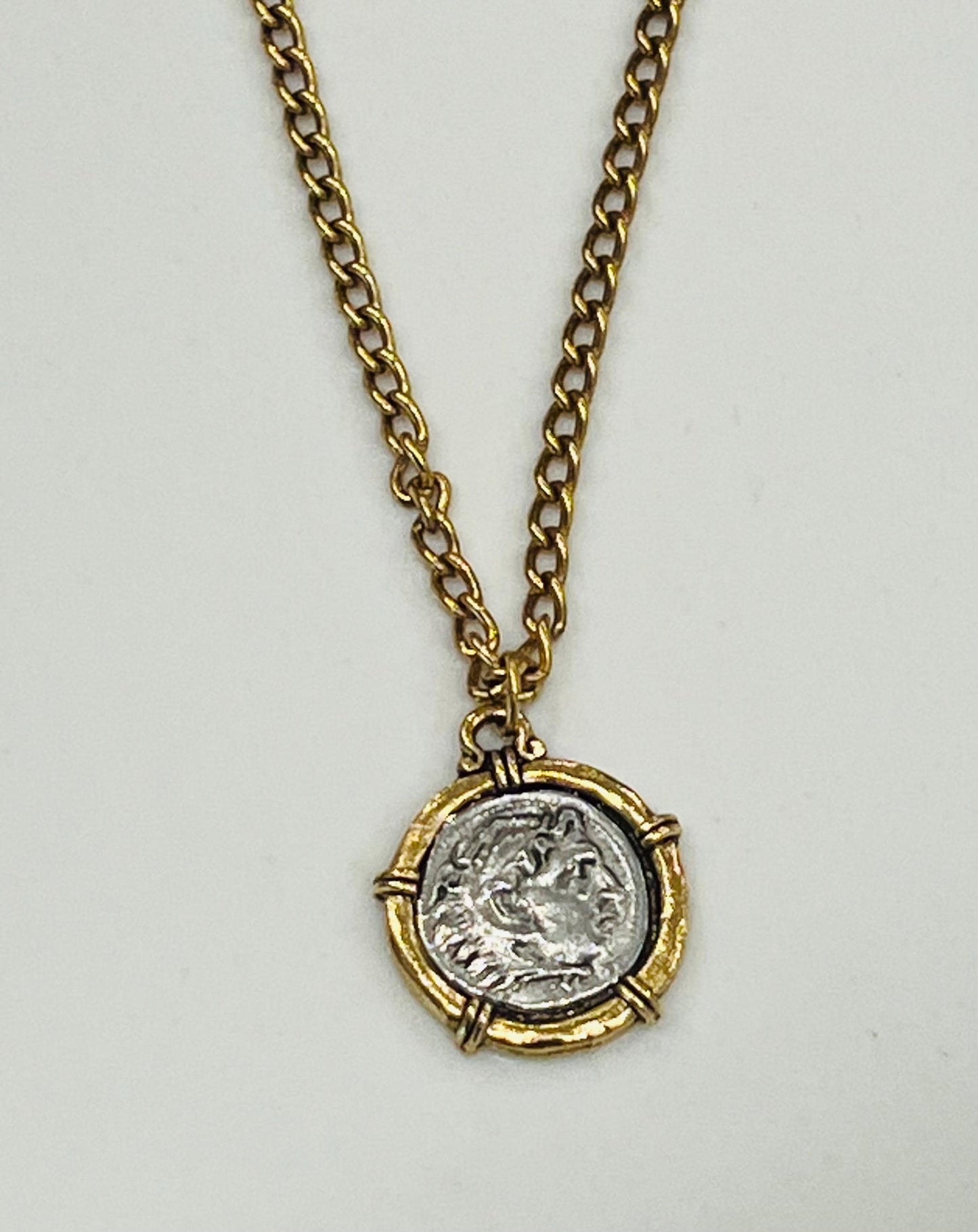 Gold Small Curb Chain Necklace