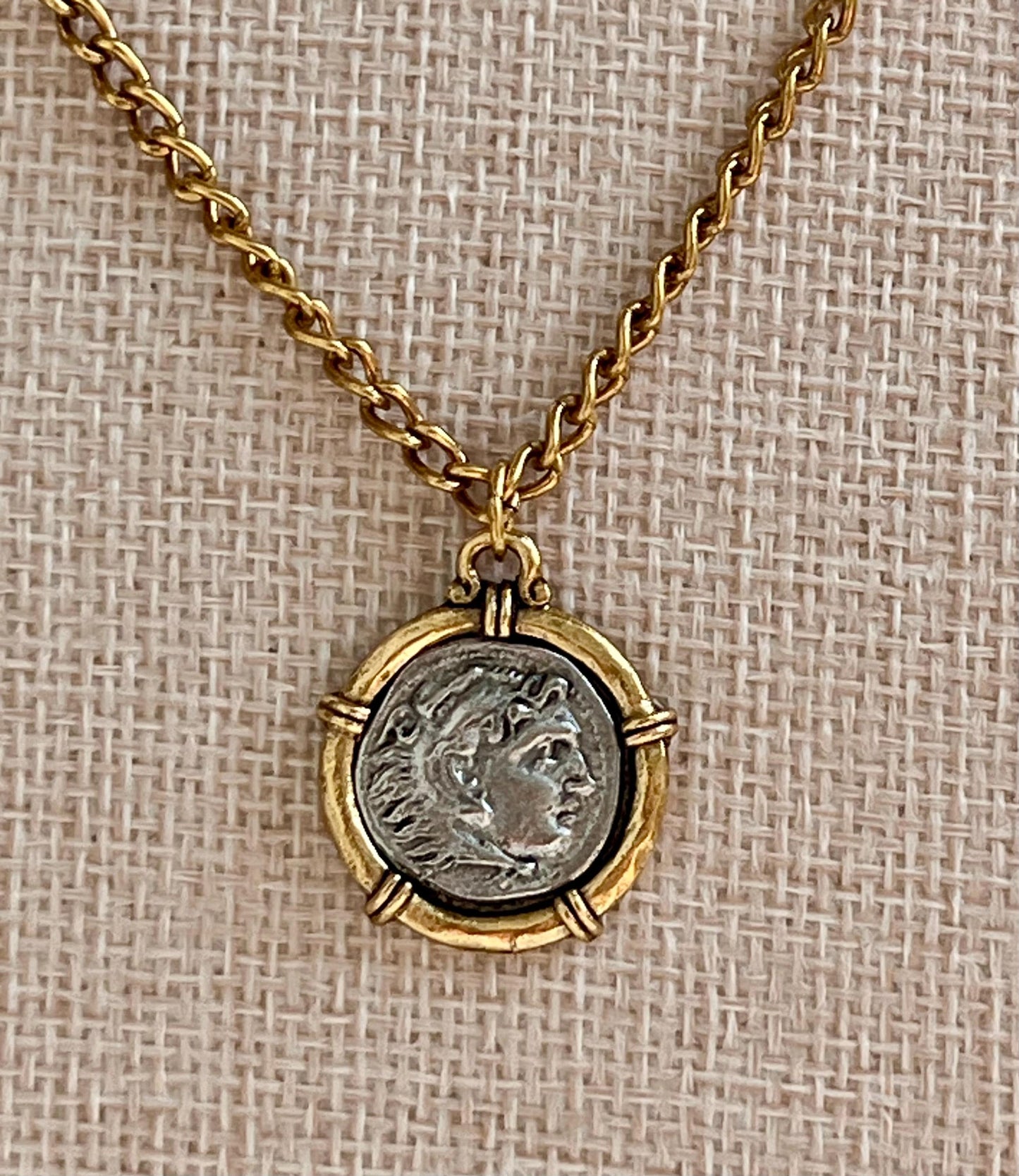 Gold Small Curb Chain Necklace