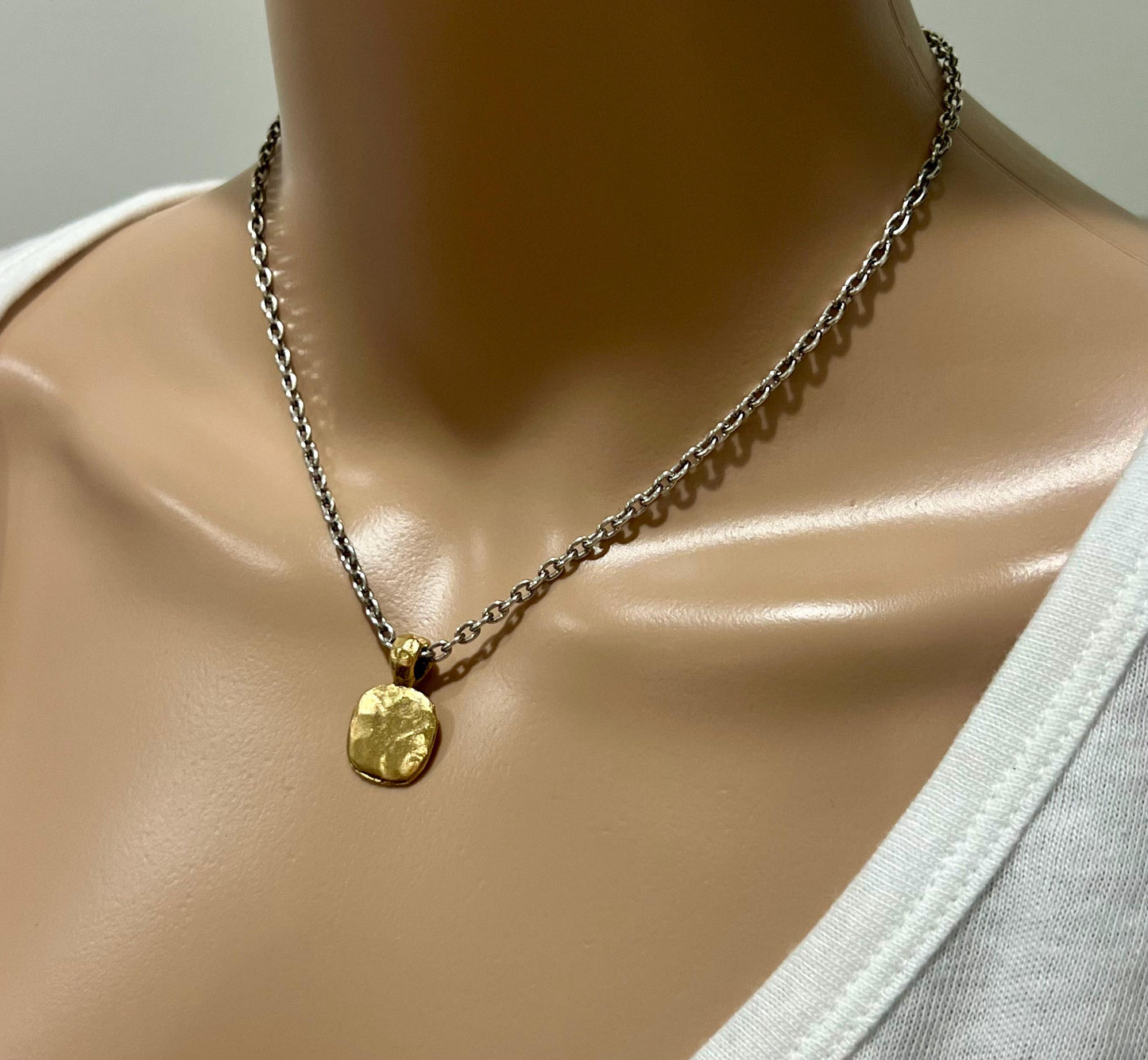 Silver Small Classic Cable Chain Necklace