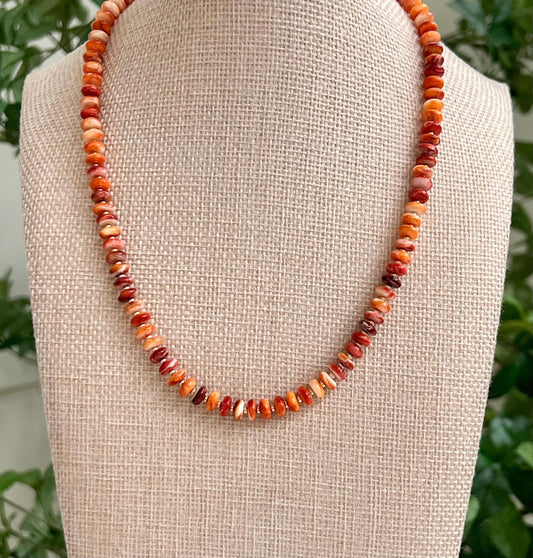 Spiny Oyster Beaded Necklace 1