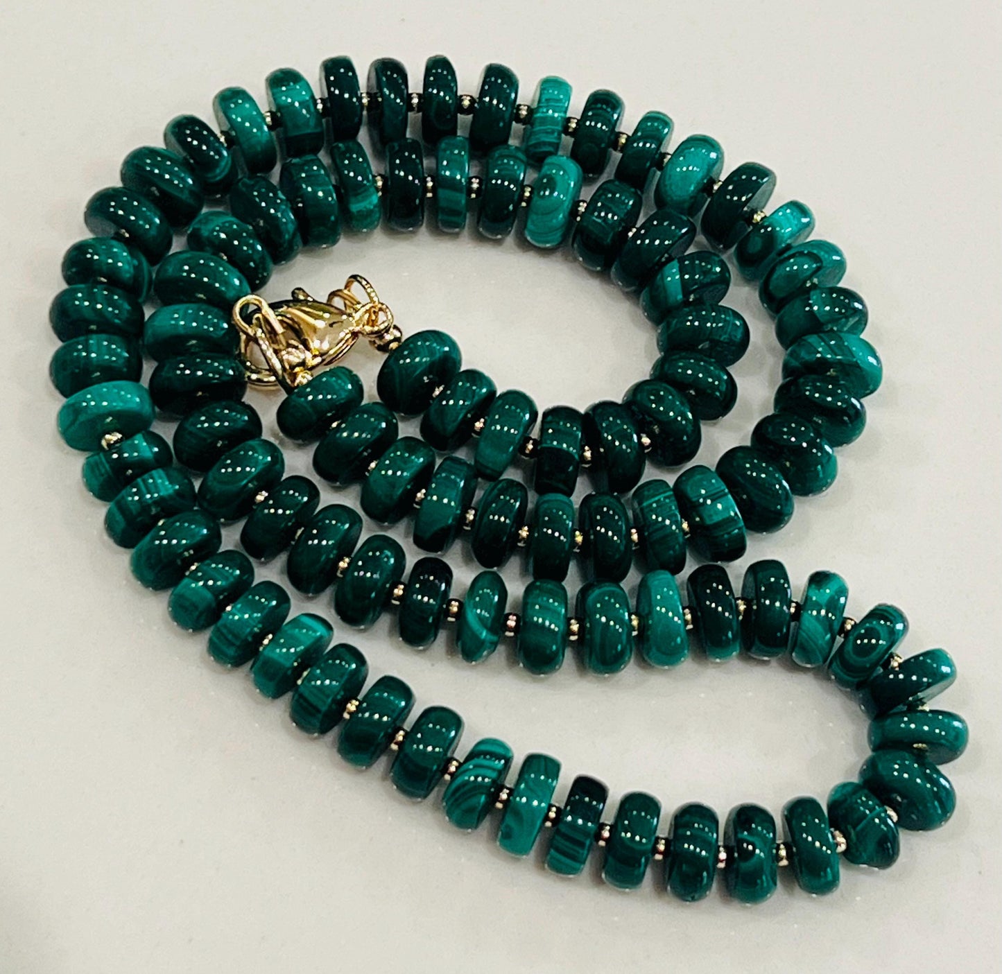Malachite Beaded Necklace