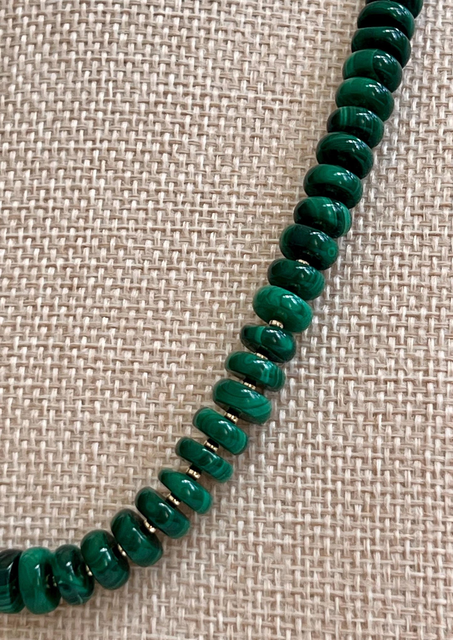 Malachite Beaded Necklace