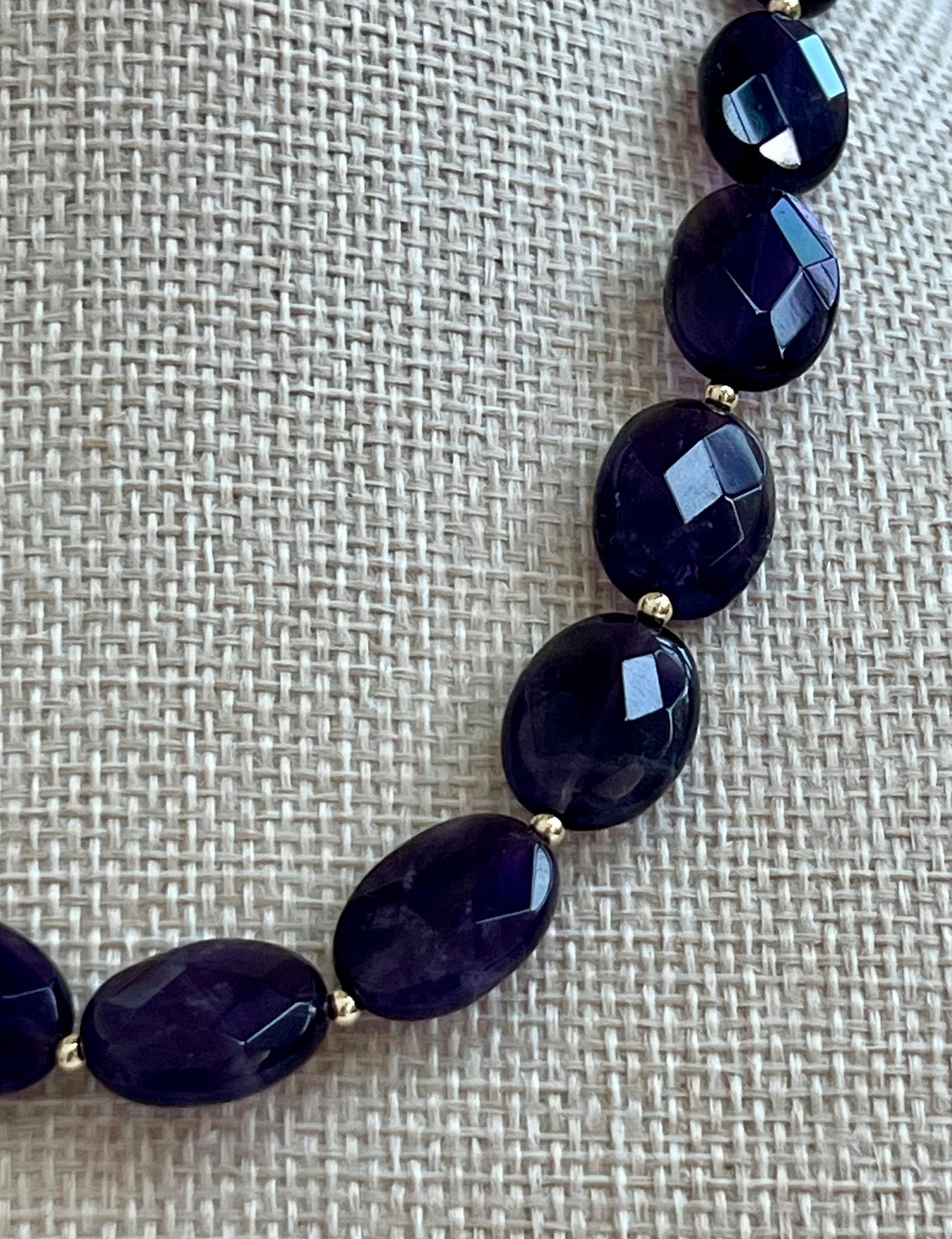 Amethyst Beaded Necklace