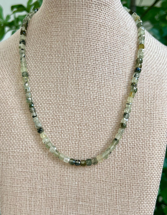 Prehnite Beaded Necklace