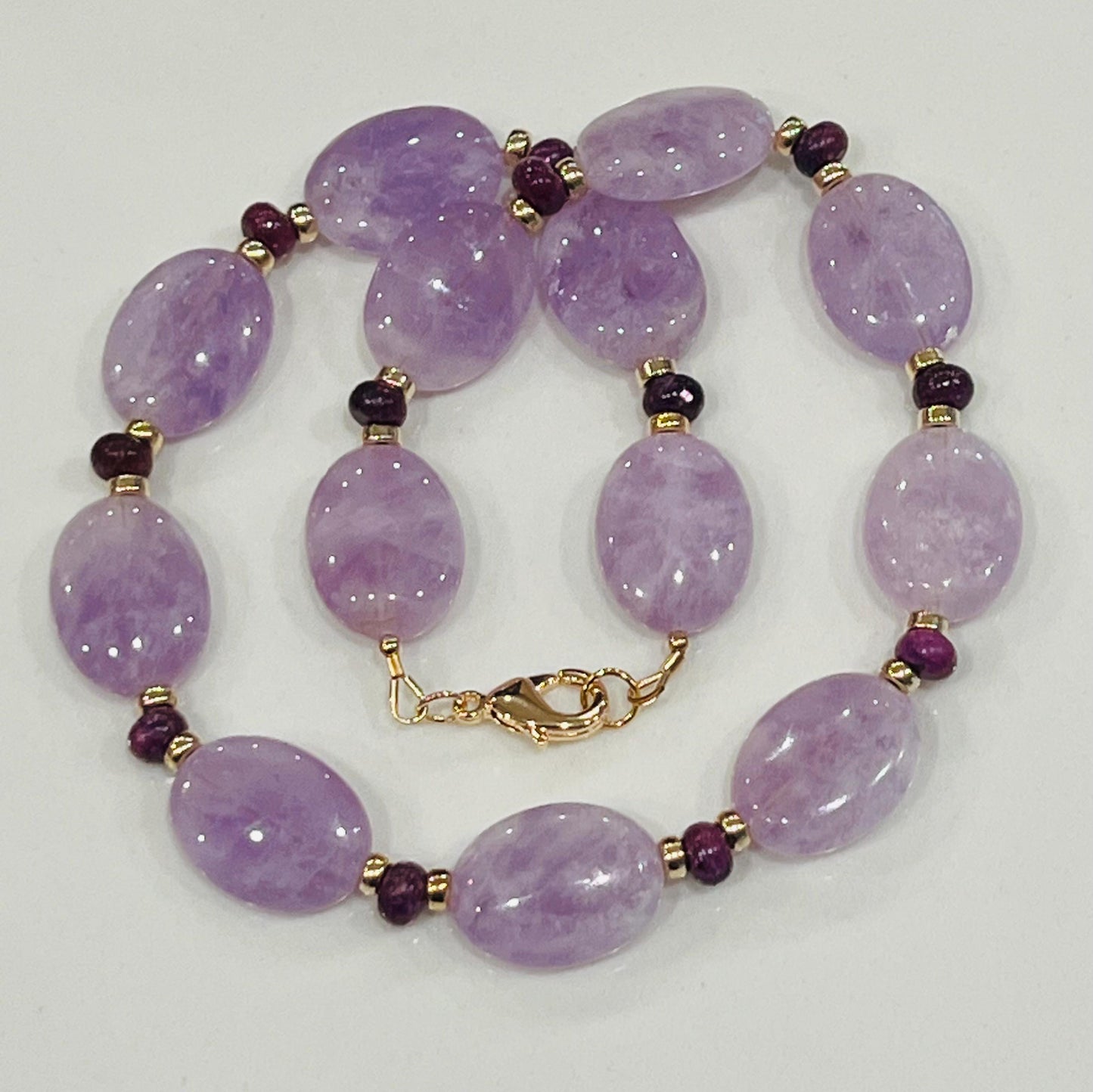Amethyst Beaded Necklace
