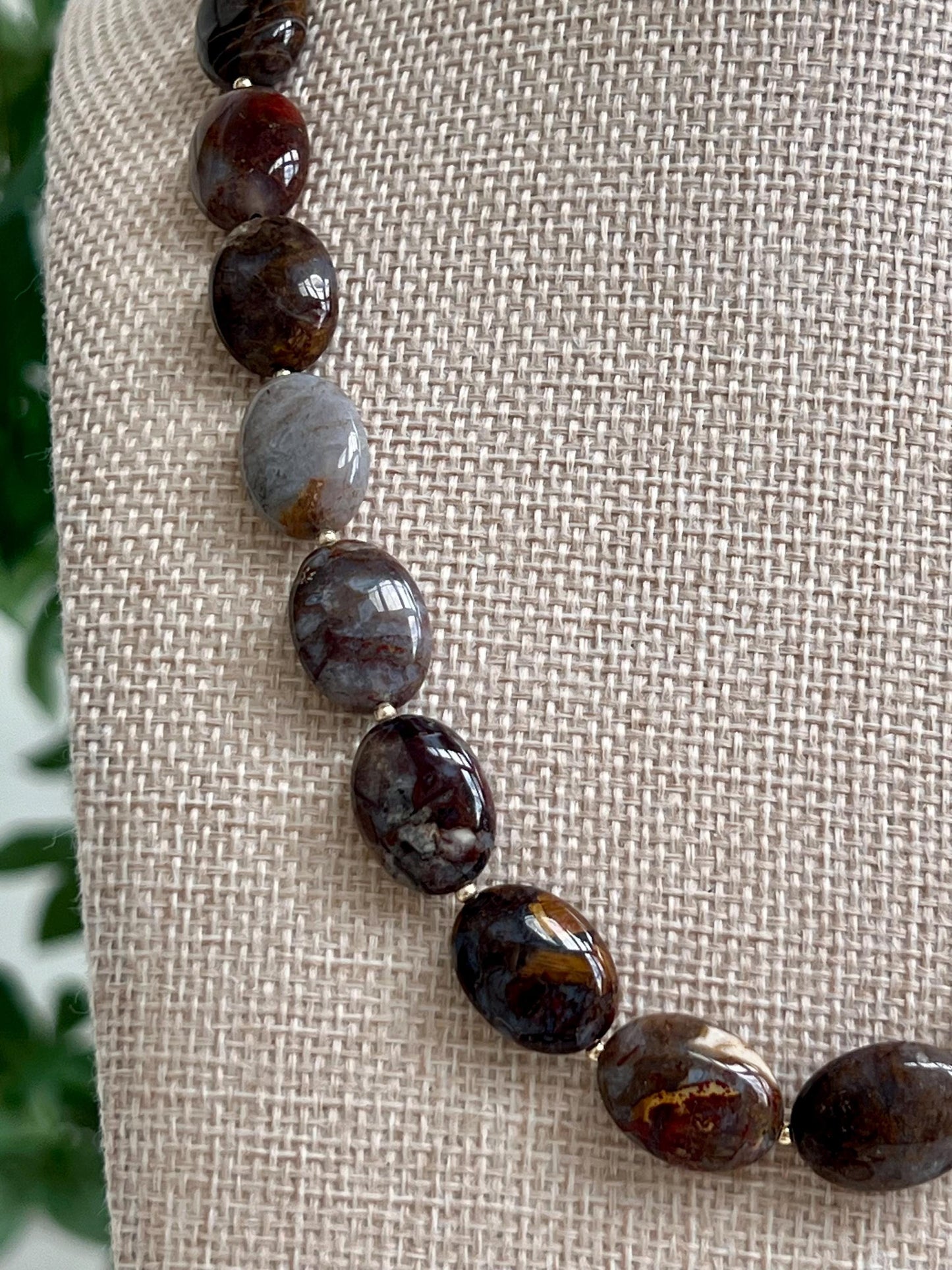 Pietersite Beaded Necklace