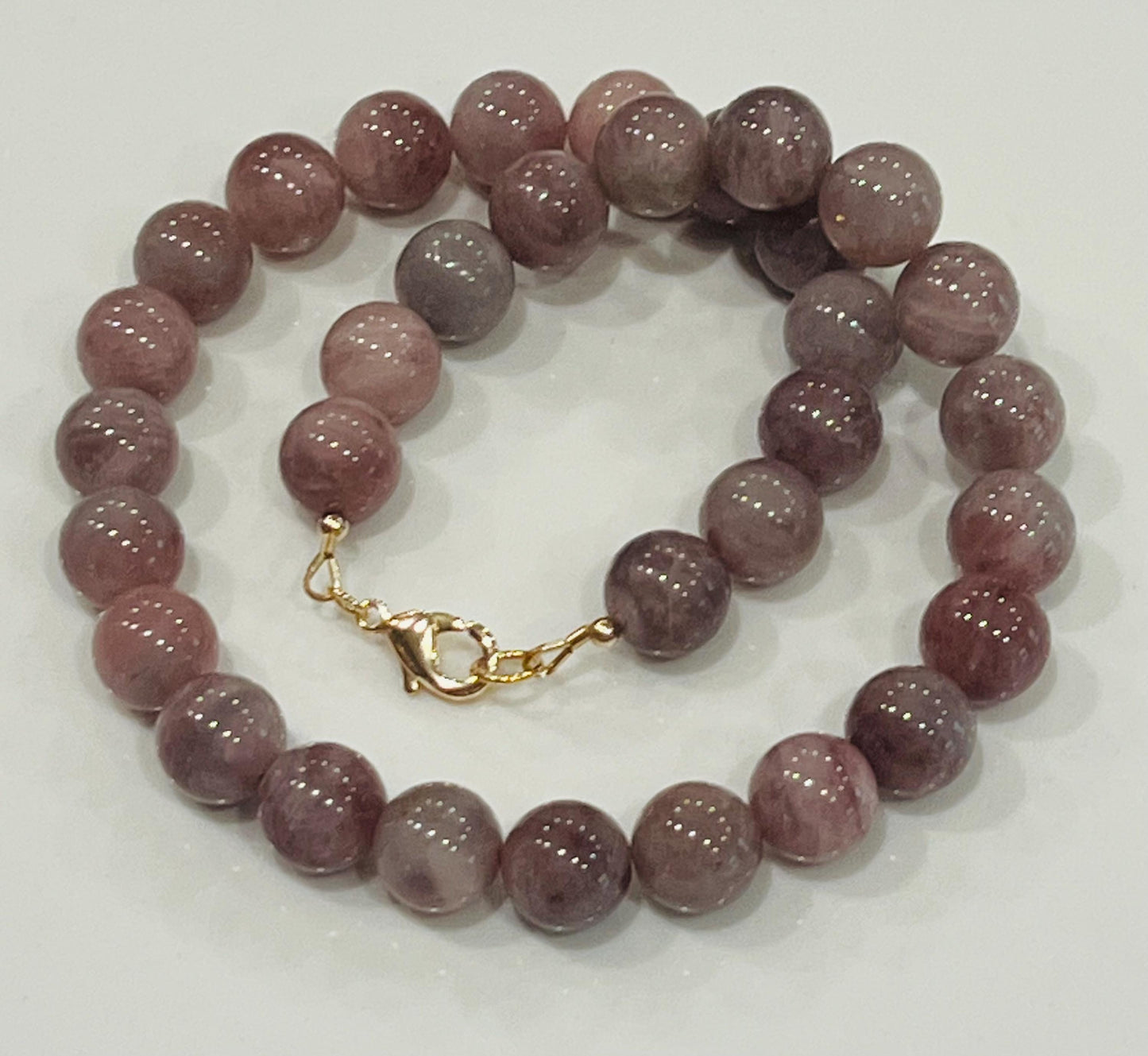 Madagascar Rose Quartz Beaded Necklace