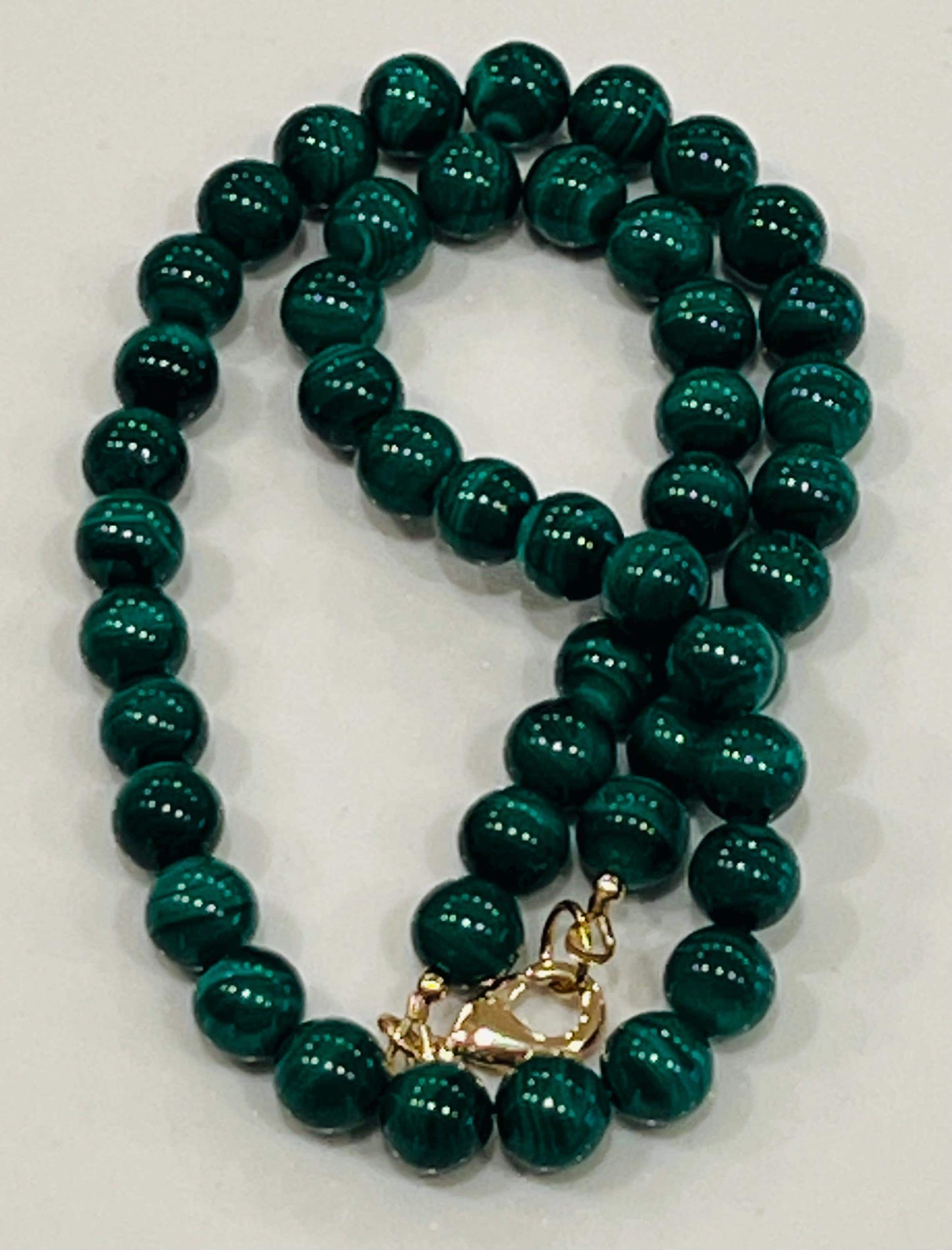 Malachite Beaded Necklace