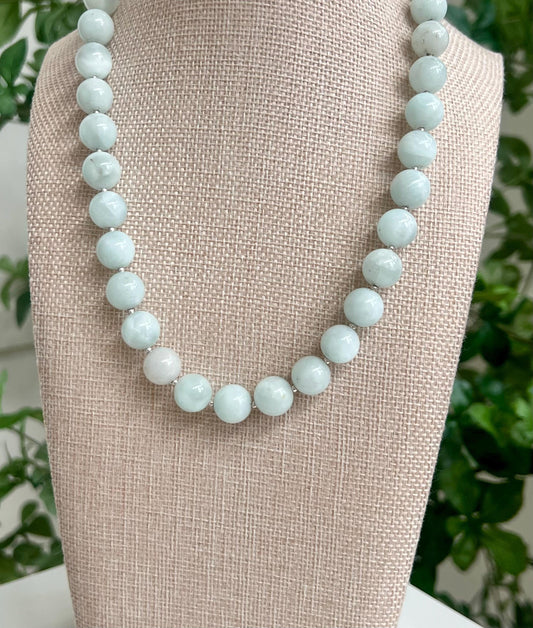 Celestite Beaded Necklace