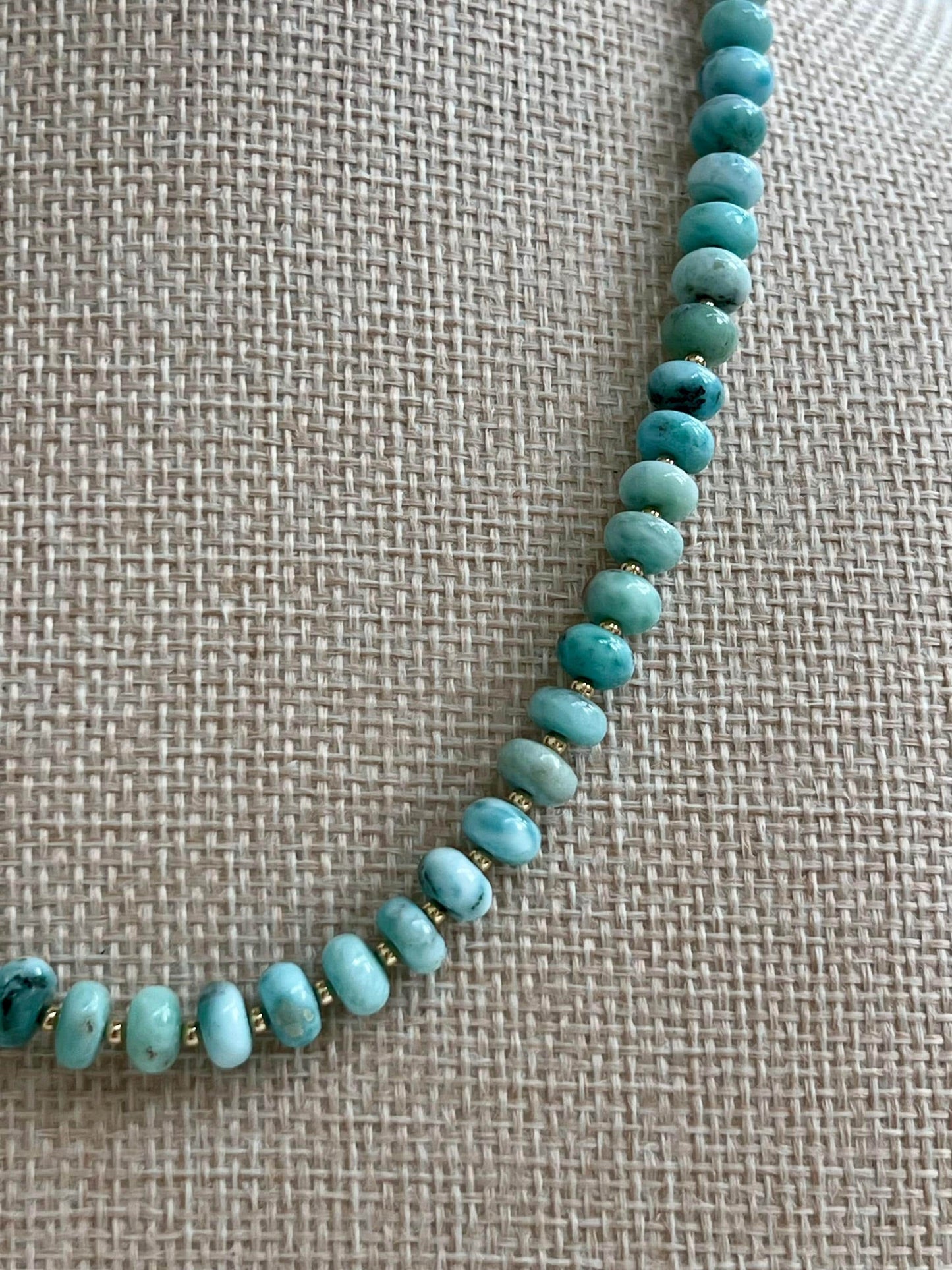 Larimar Beaded Necklace