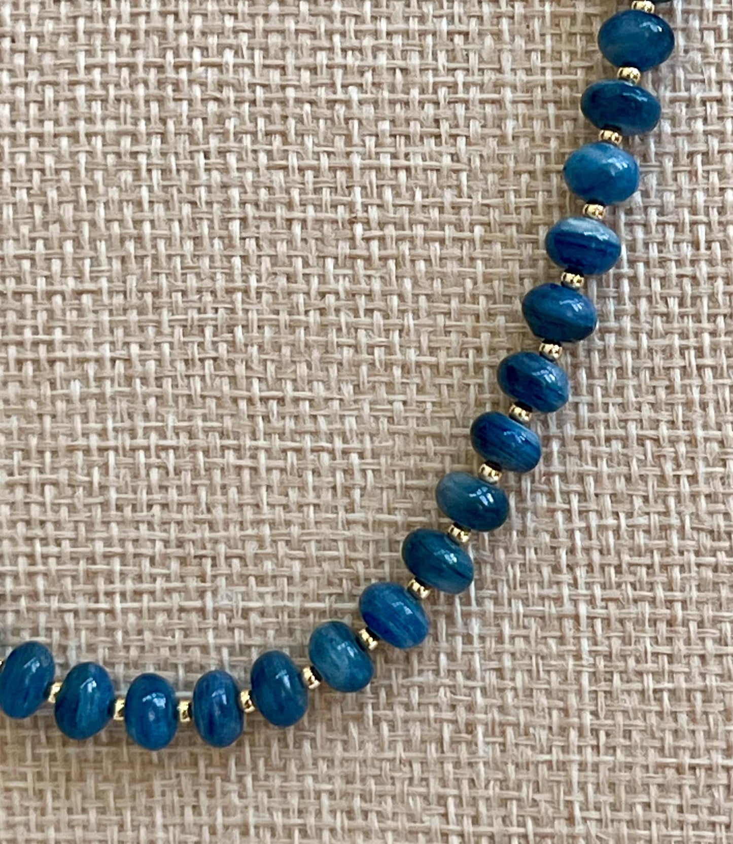 Kyanite Beaded Necklace