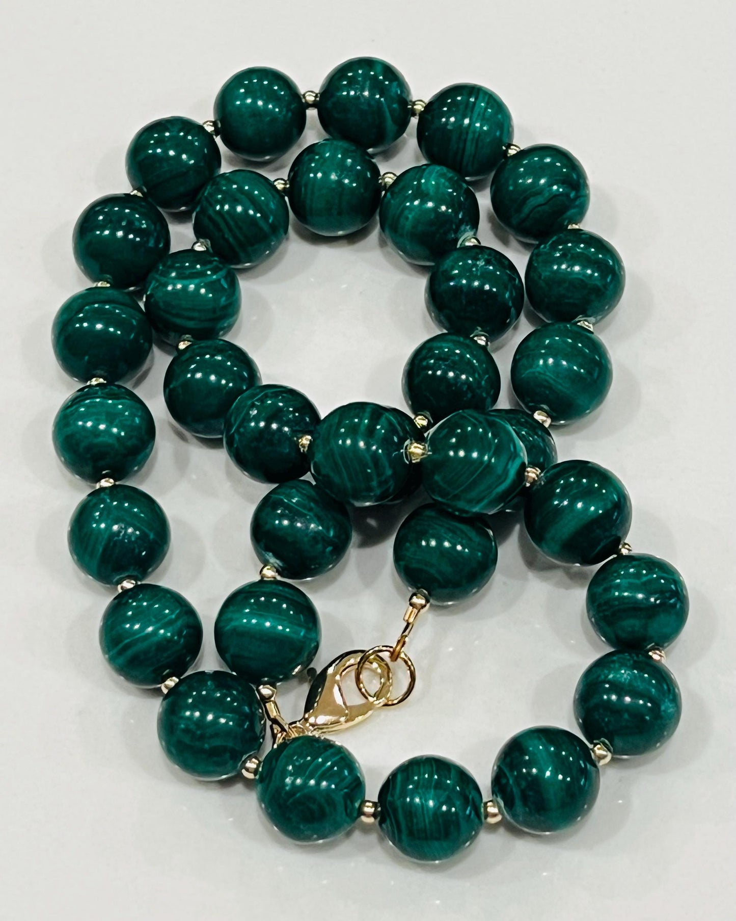 Malachite Beaded Necklace
