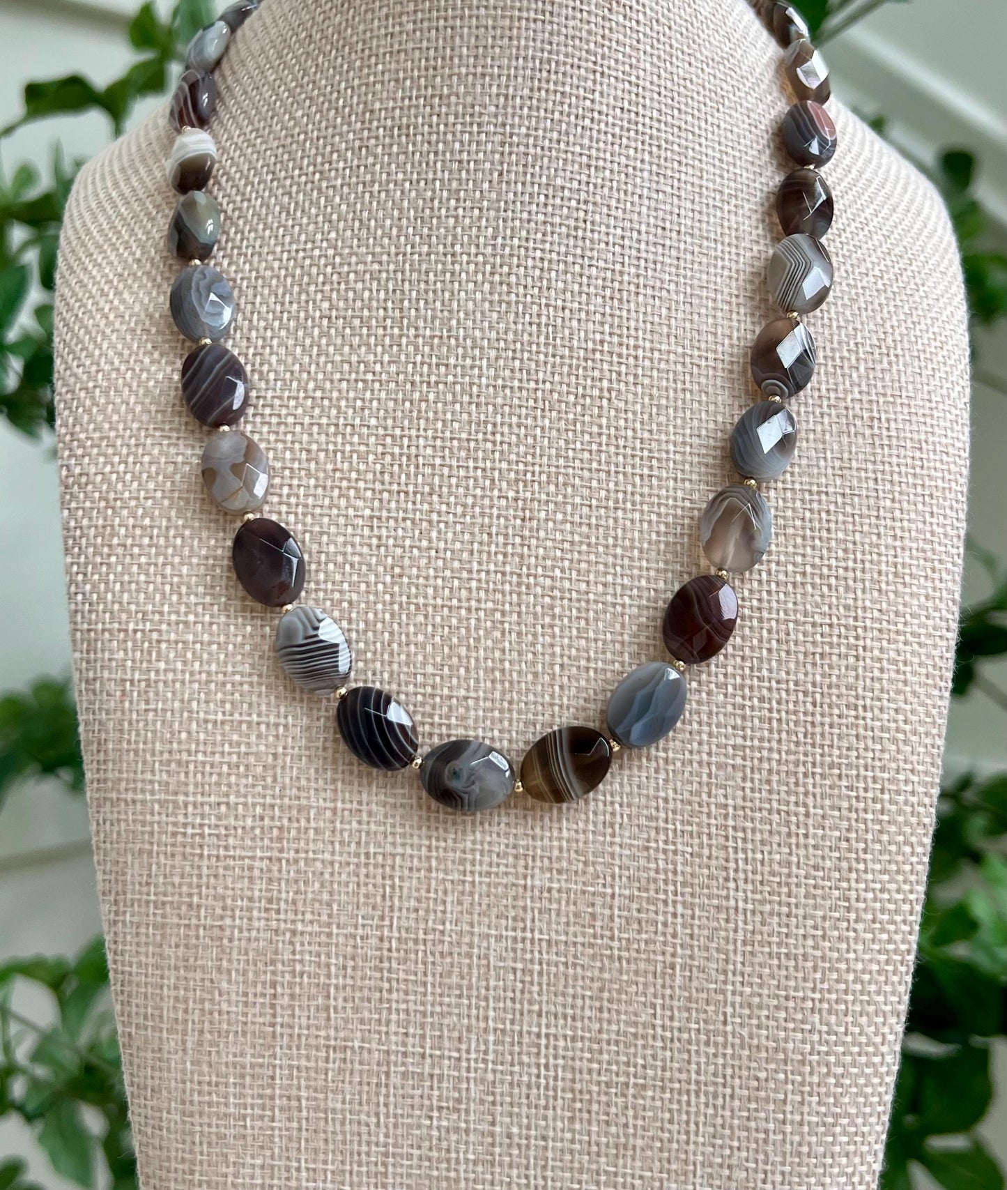 Botswana Agate Beaded
