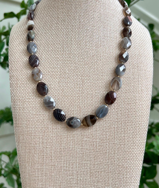 Botswana Agate Beaded