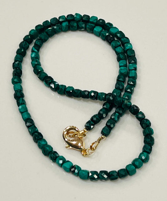 Malachite Beaded Necklace