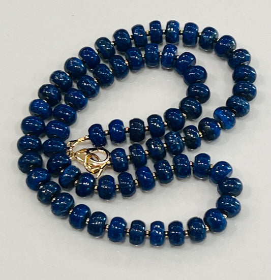 Lapis Beaded Necklace