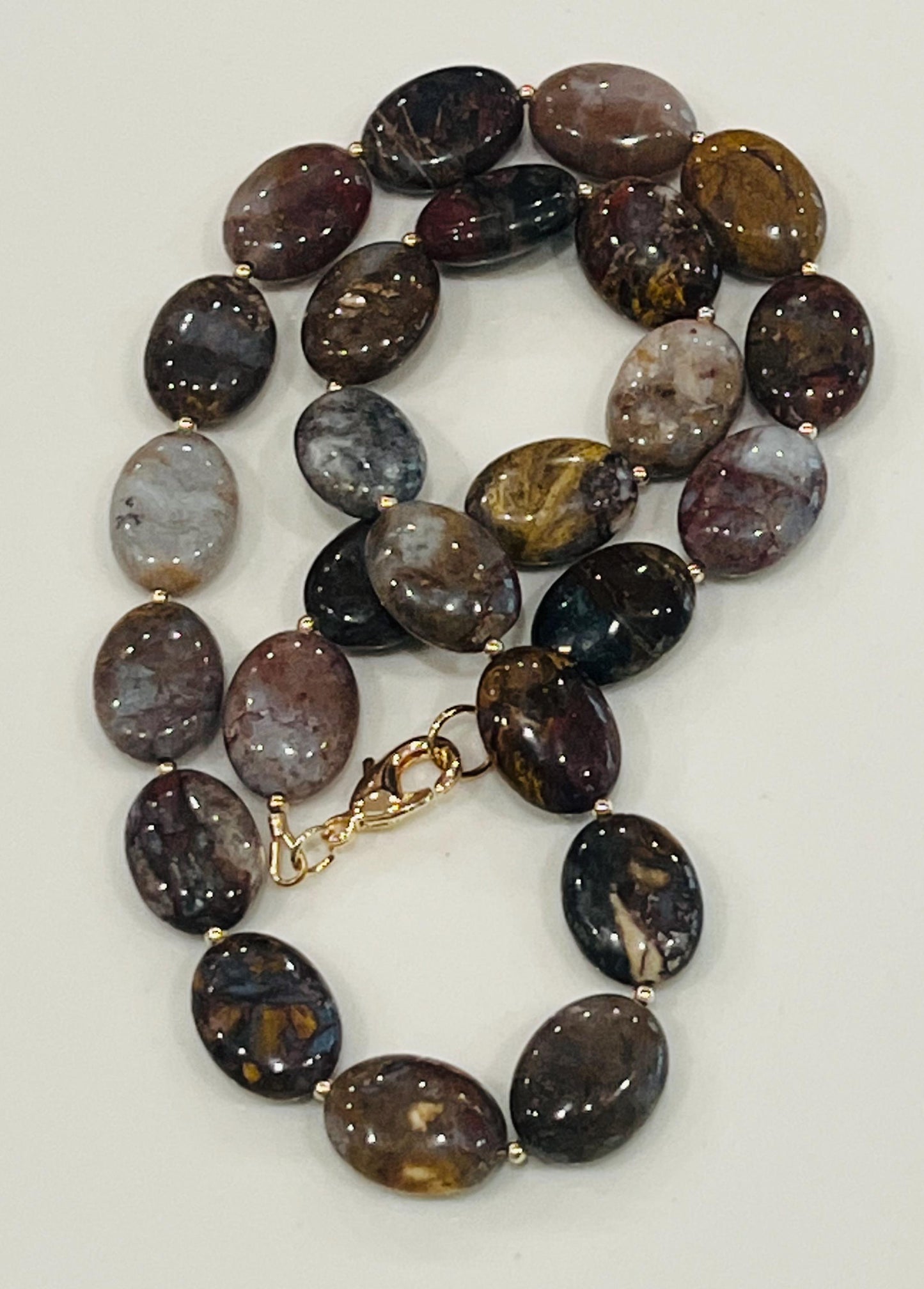 Pietersite Beaded Necklace