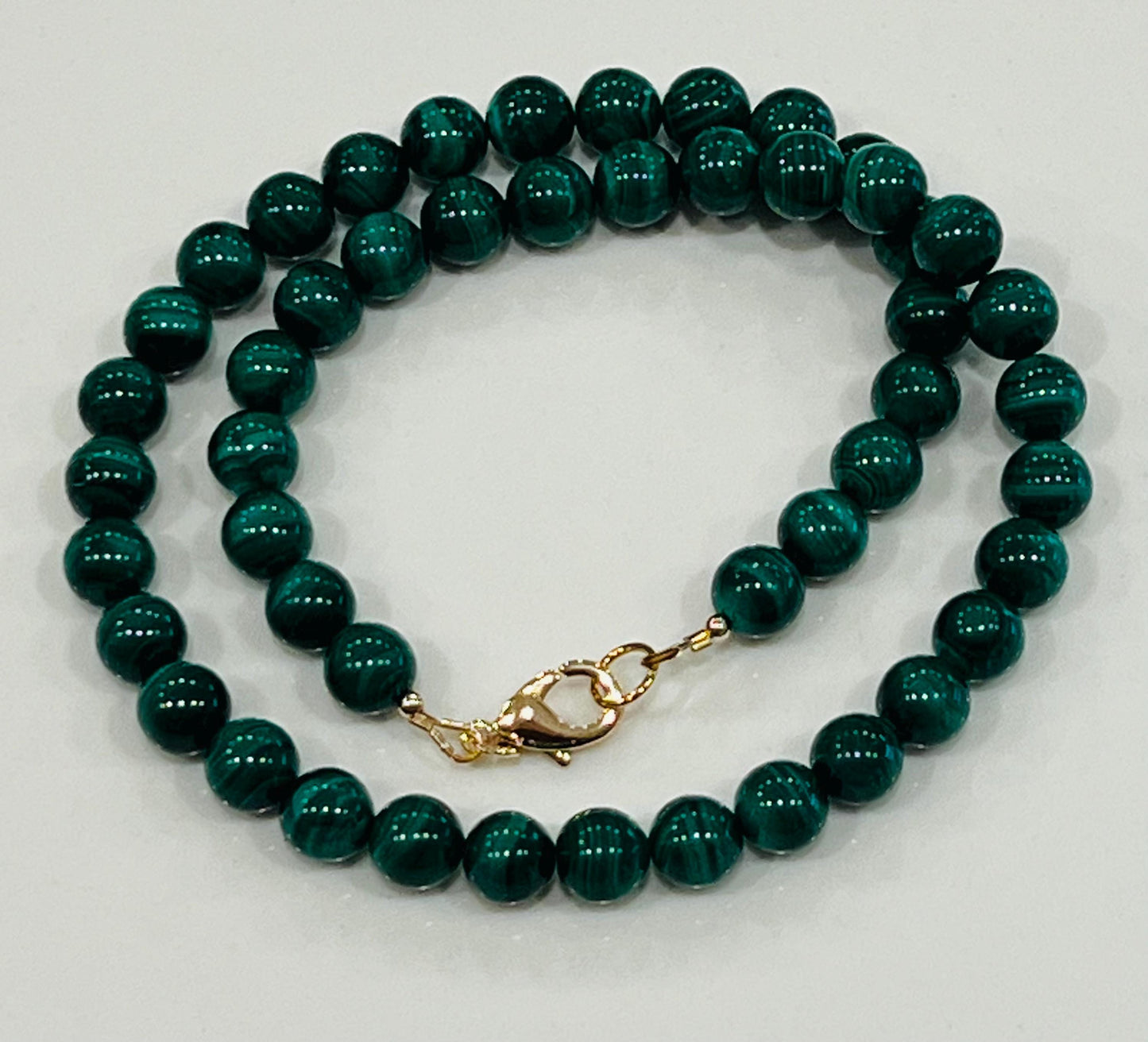 Malachite Beaded Necklace