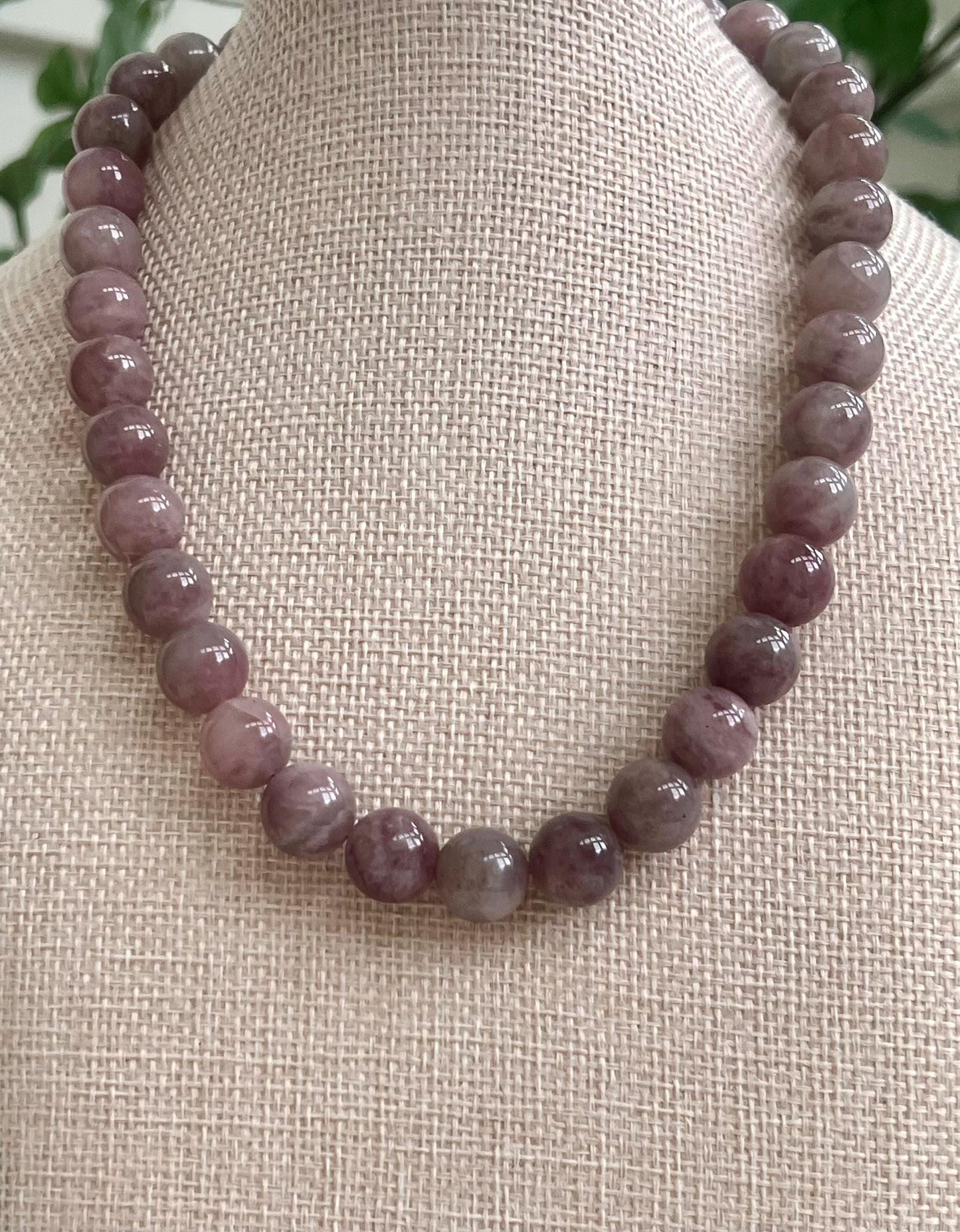 Madagascar Rose Quartz Beaded Necklace