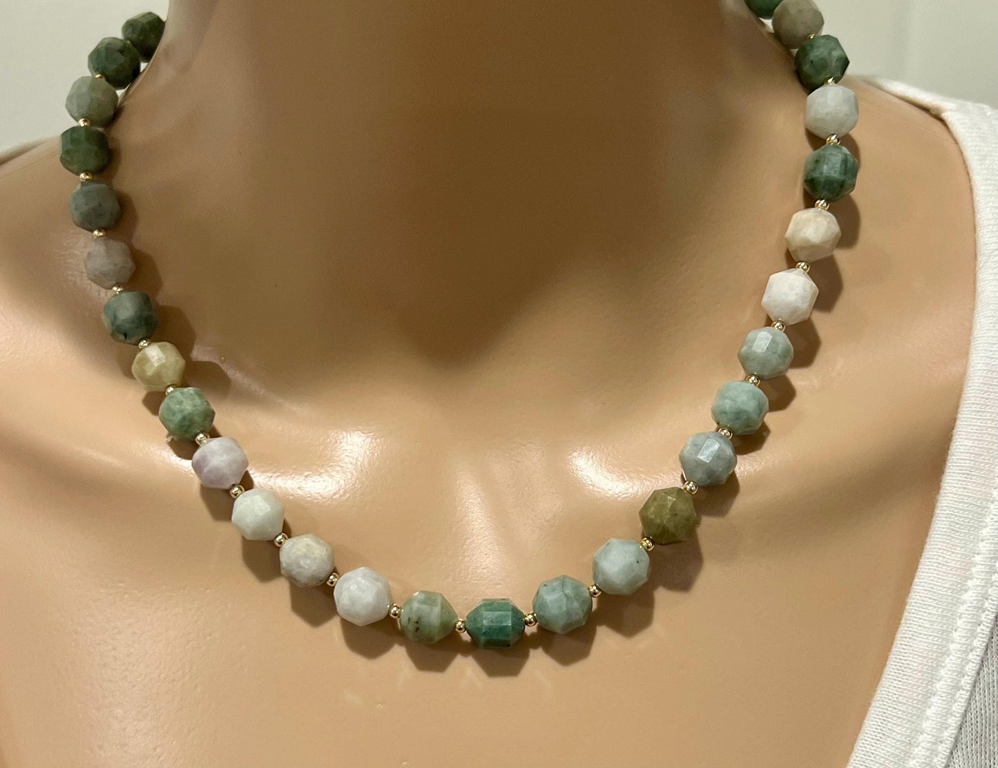 Burmese Imperial Jade Beaded Necklace