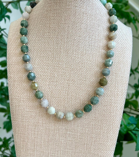Burmese Imperial Jade Beaded Necklace