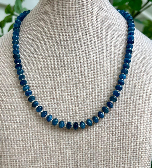 Kyanite Beaded Necklace