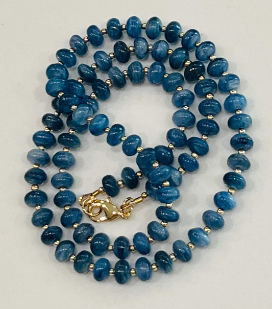 Kyanite Beaded Necklace