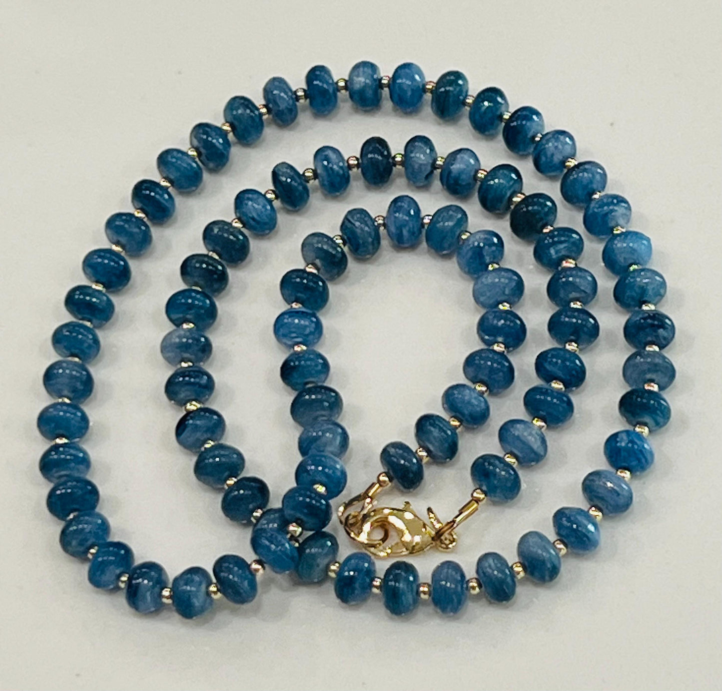 Kyanite Beaded Necklace