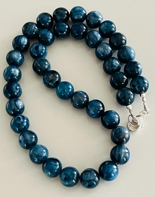 Kyanite Beaded Necklace