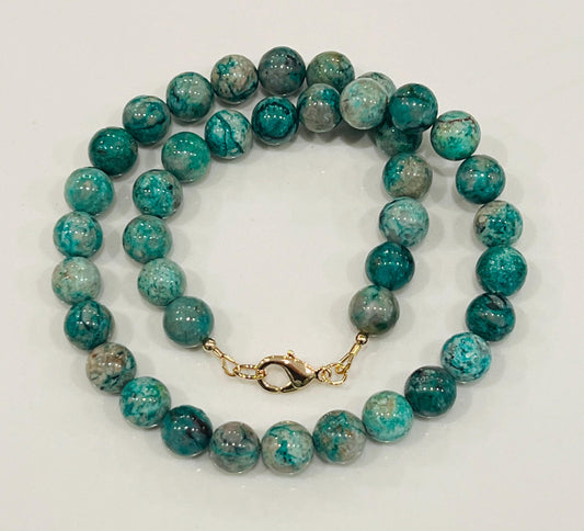 Azurite Beaded Necklace