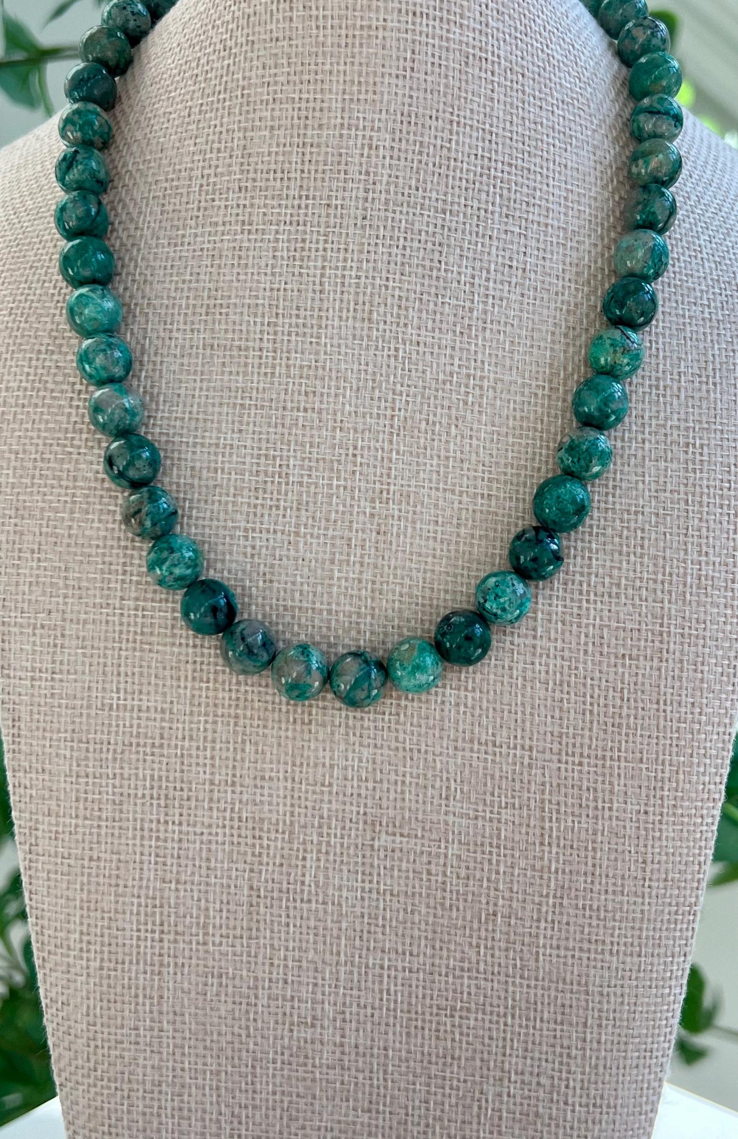 Azurite Beaded Necklace