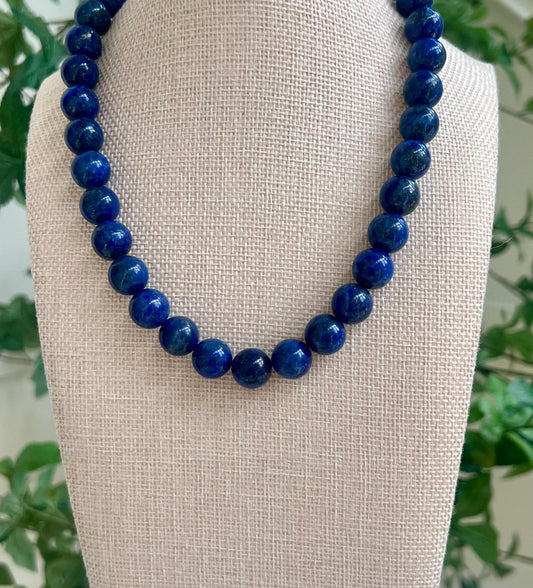 Lapis Beaded Necklace