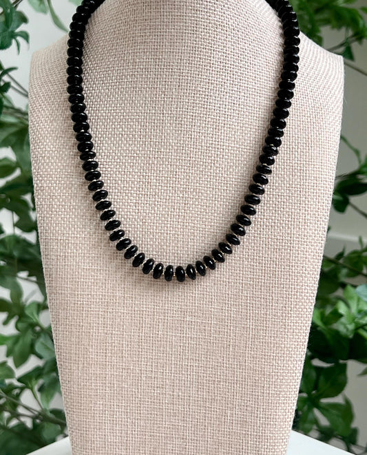 Shungite Beaded Necklace