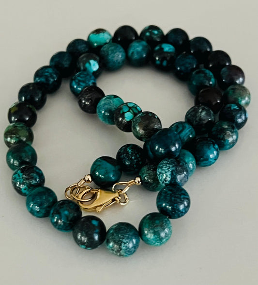 Turquoise Beaded Necklace