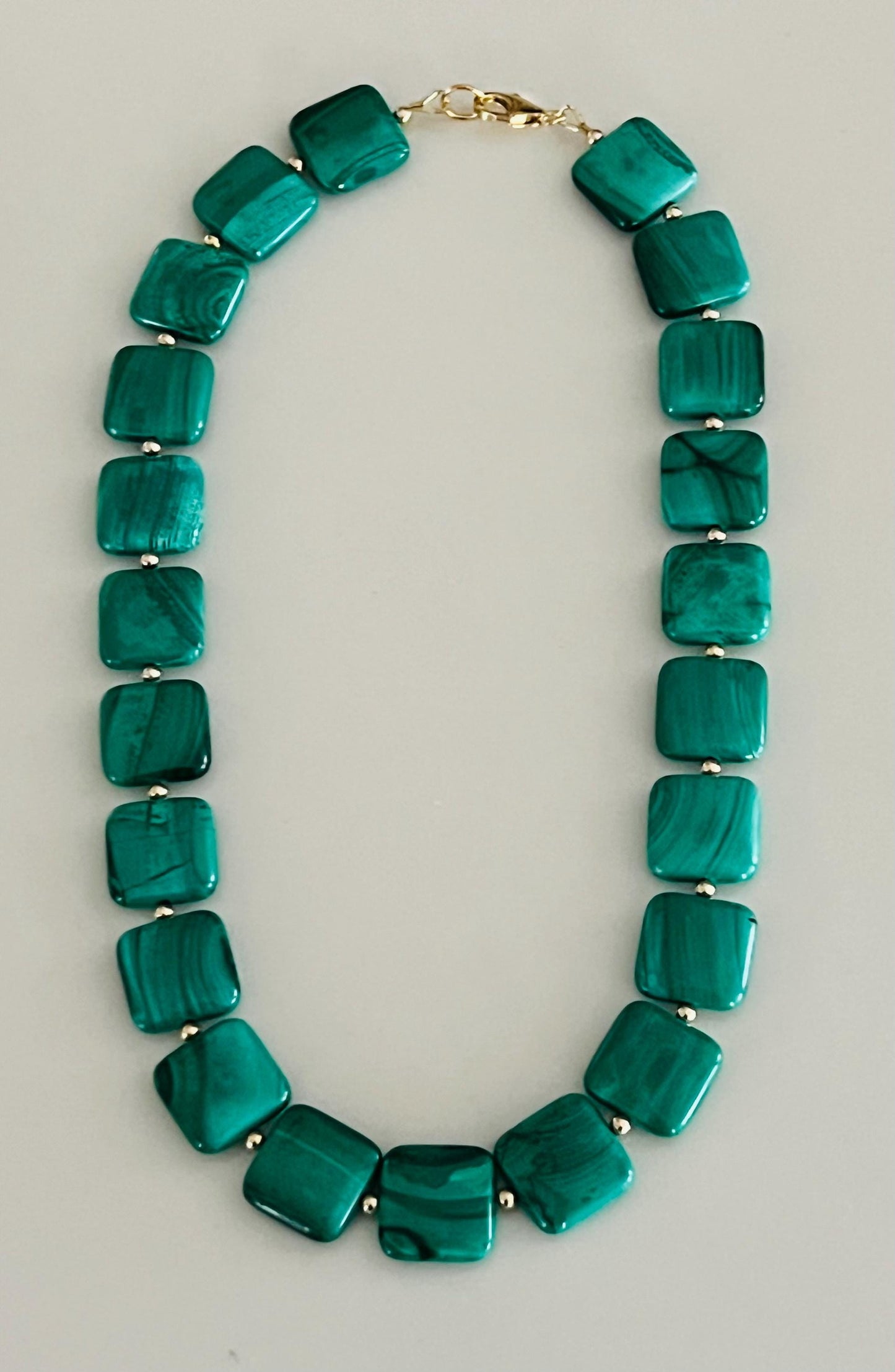 Malachite Beaded Necklace