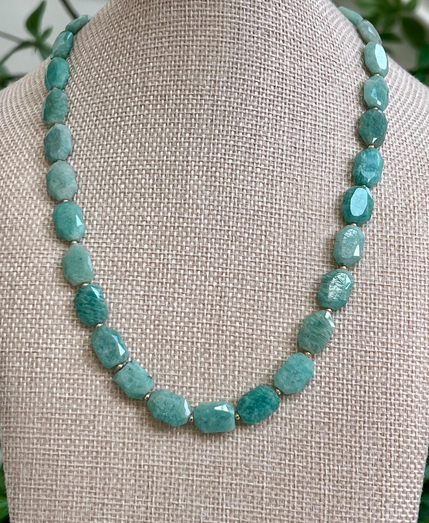 Amazonite Beaded Necklace