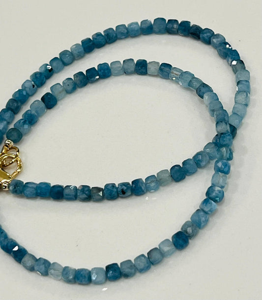 Santa Maria Aquamarine Beaded Necklace