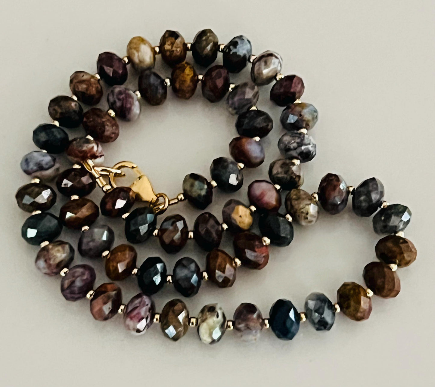 Pietersite Beaded Necklace