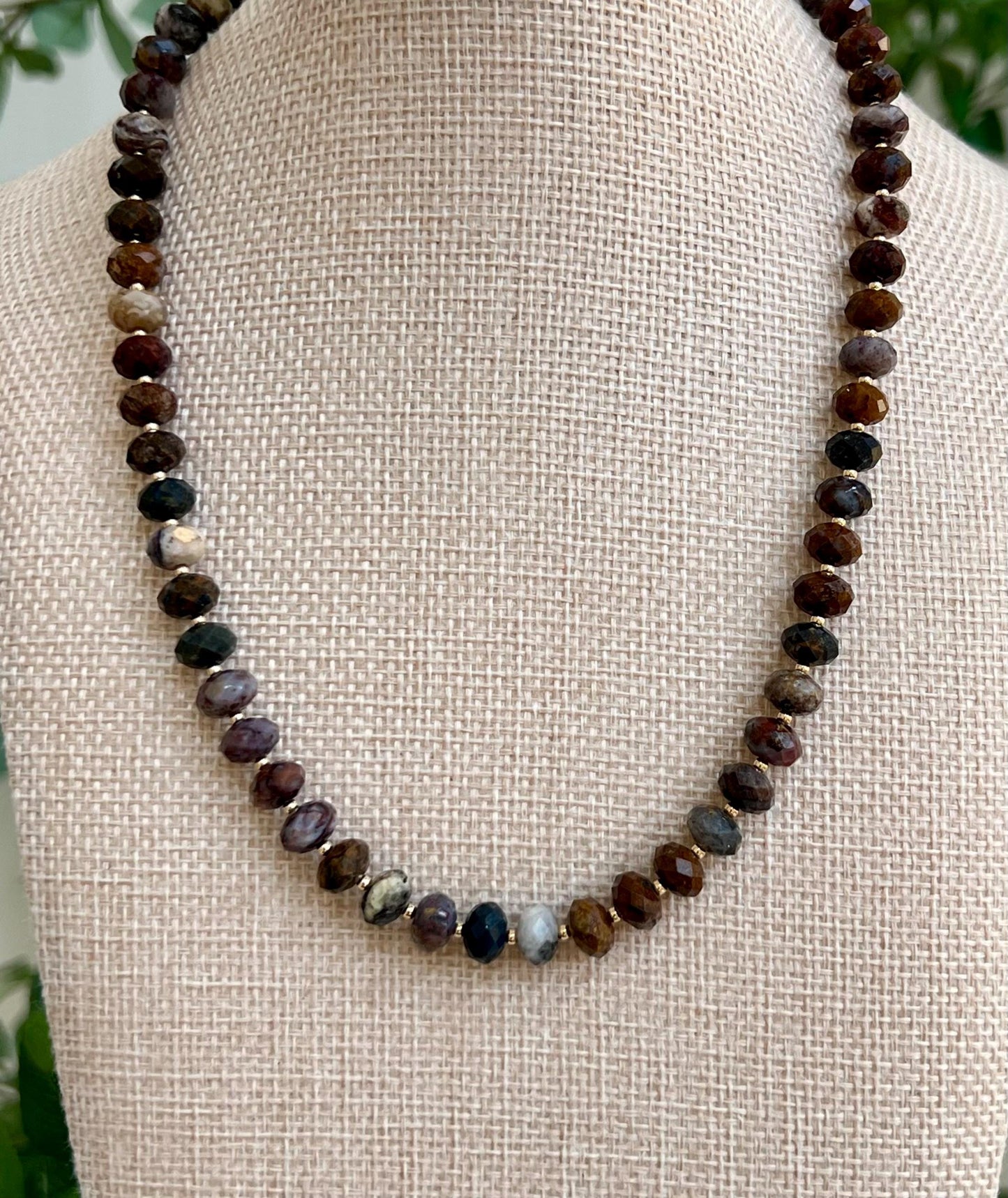 Pietersite Beaded Necklace