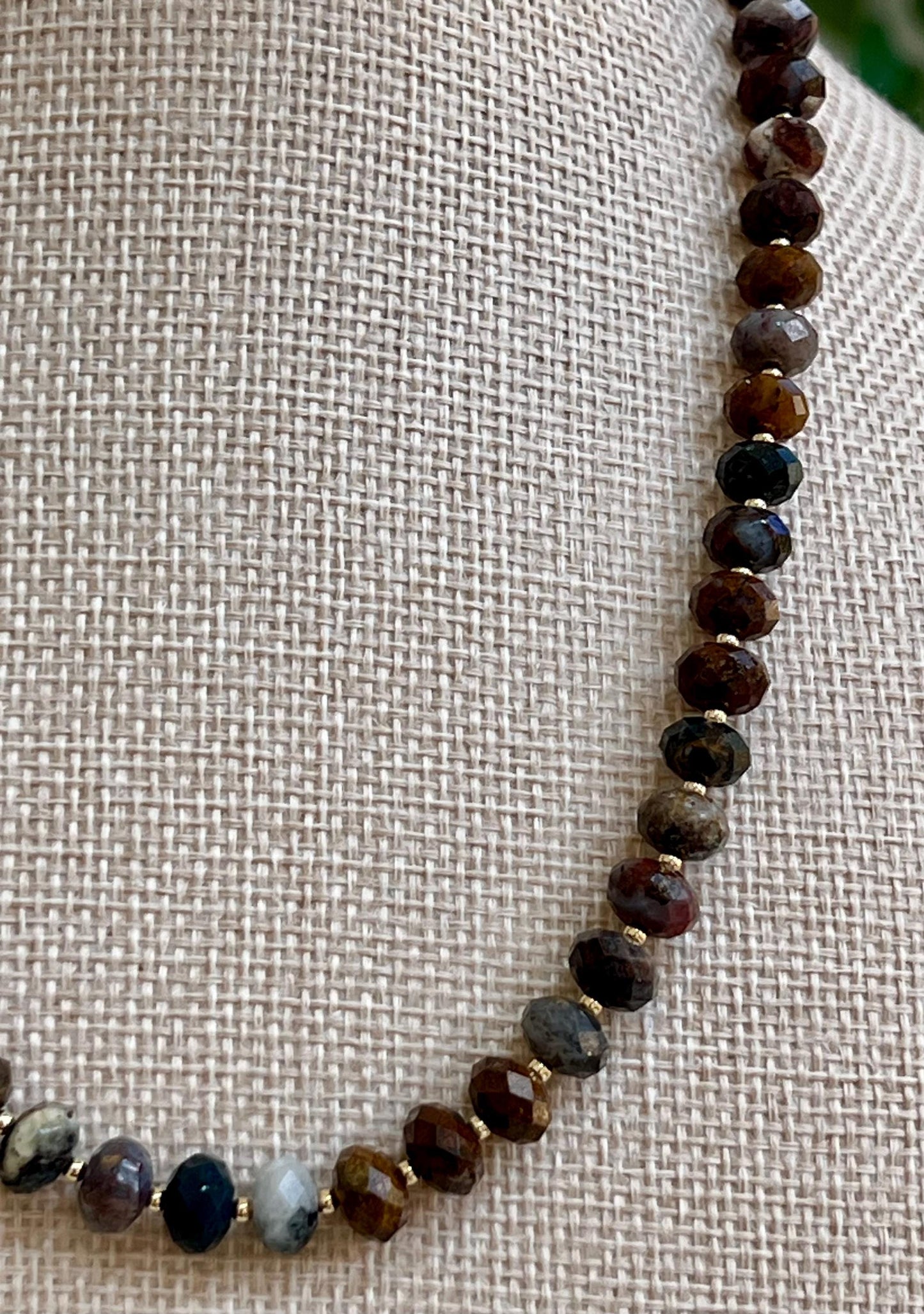 Pietersite Beaded Necklace