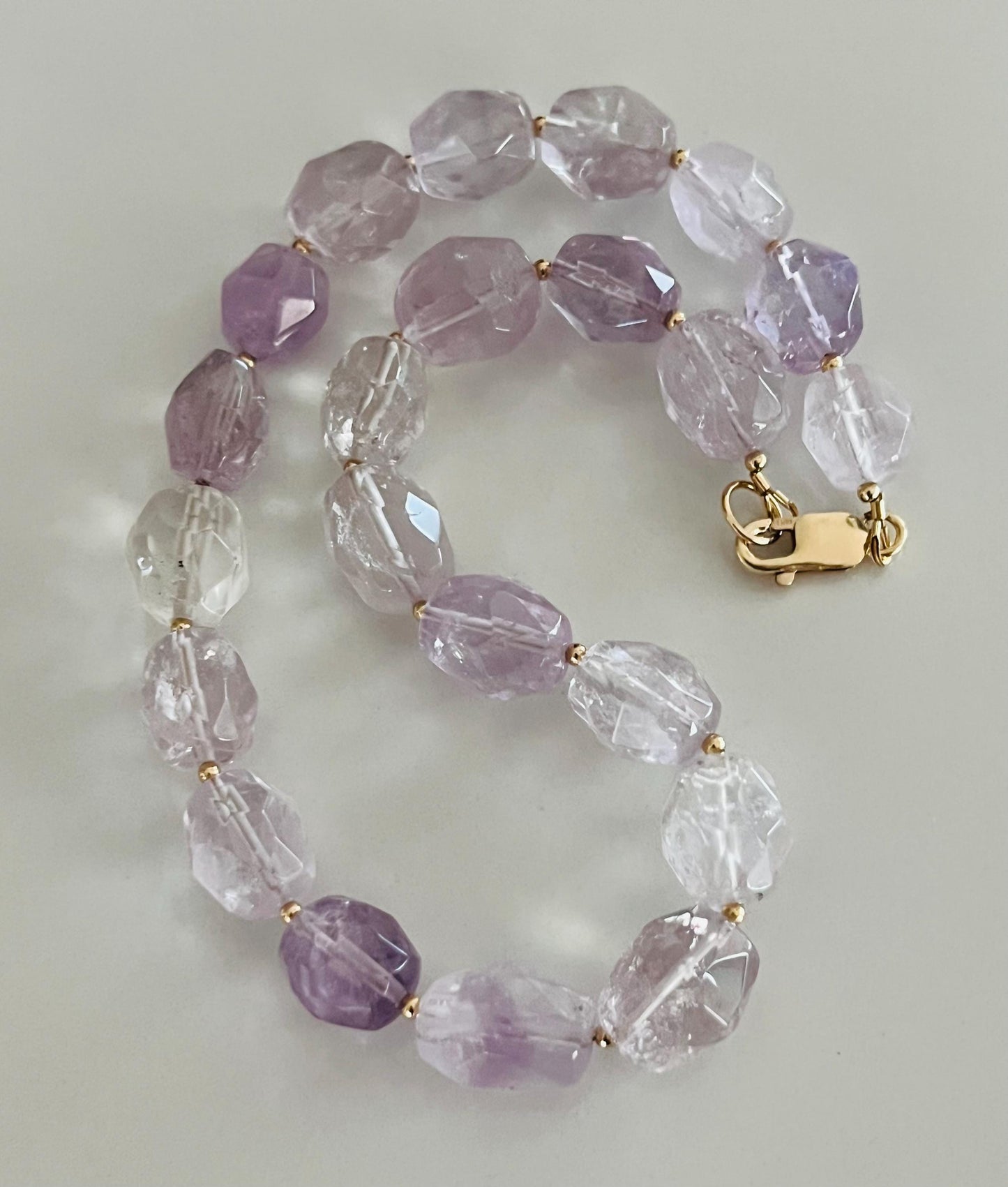 Amethyst Beaded Necklace