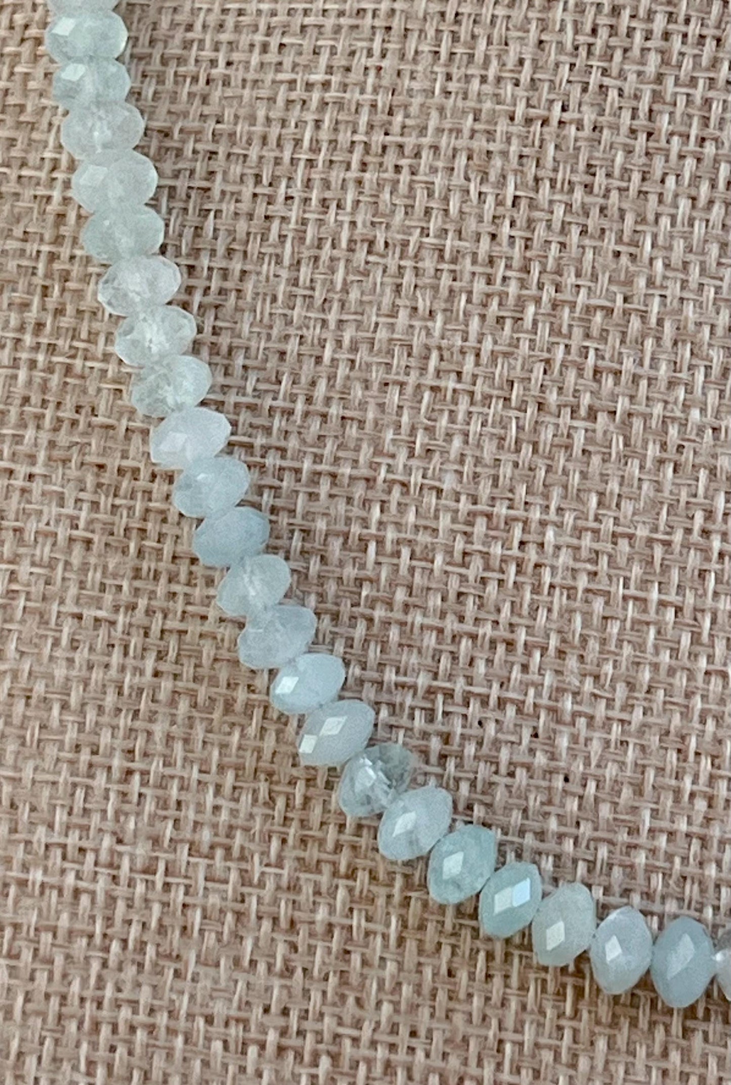 Aquamarine Beaded Necklace