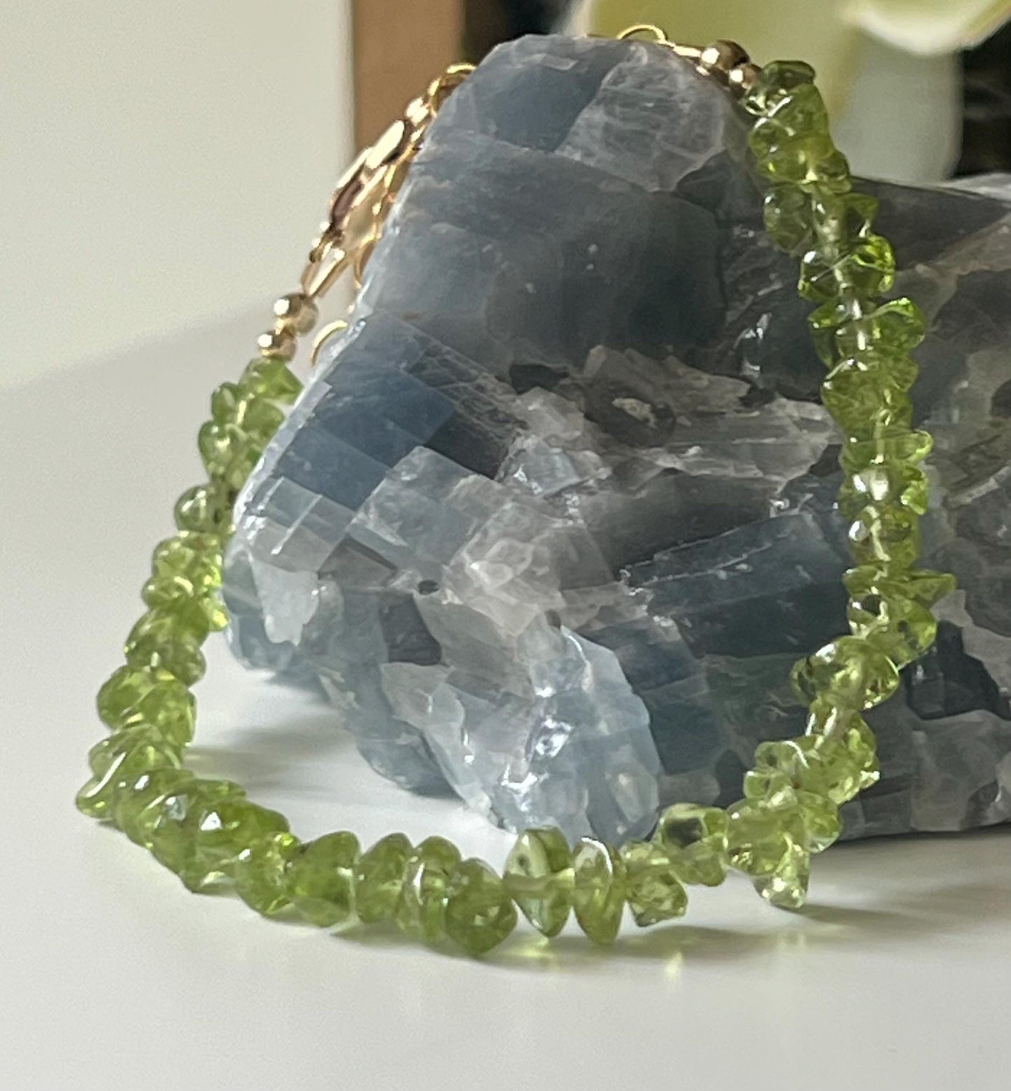 Peridot Beaded Bracelet