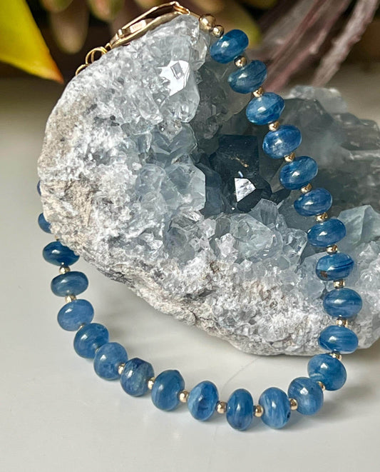 Kyanite Beaded Bracelet