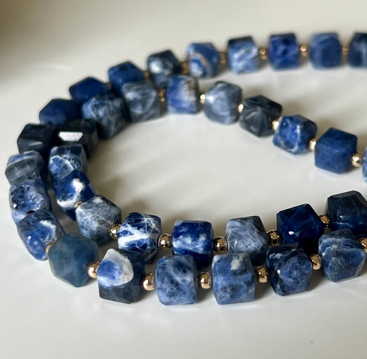 Sodalite Beaded Necklace