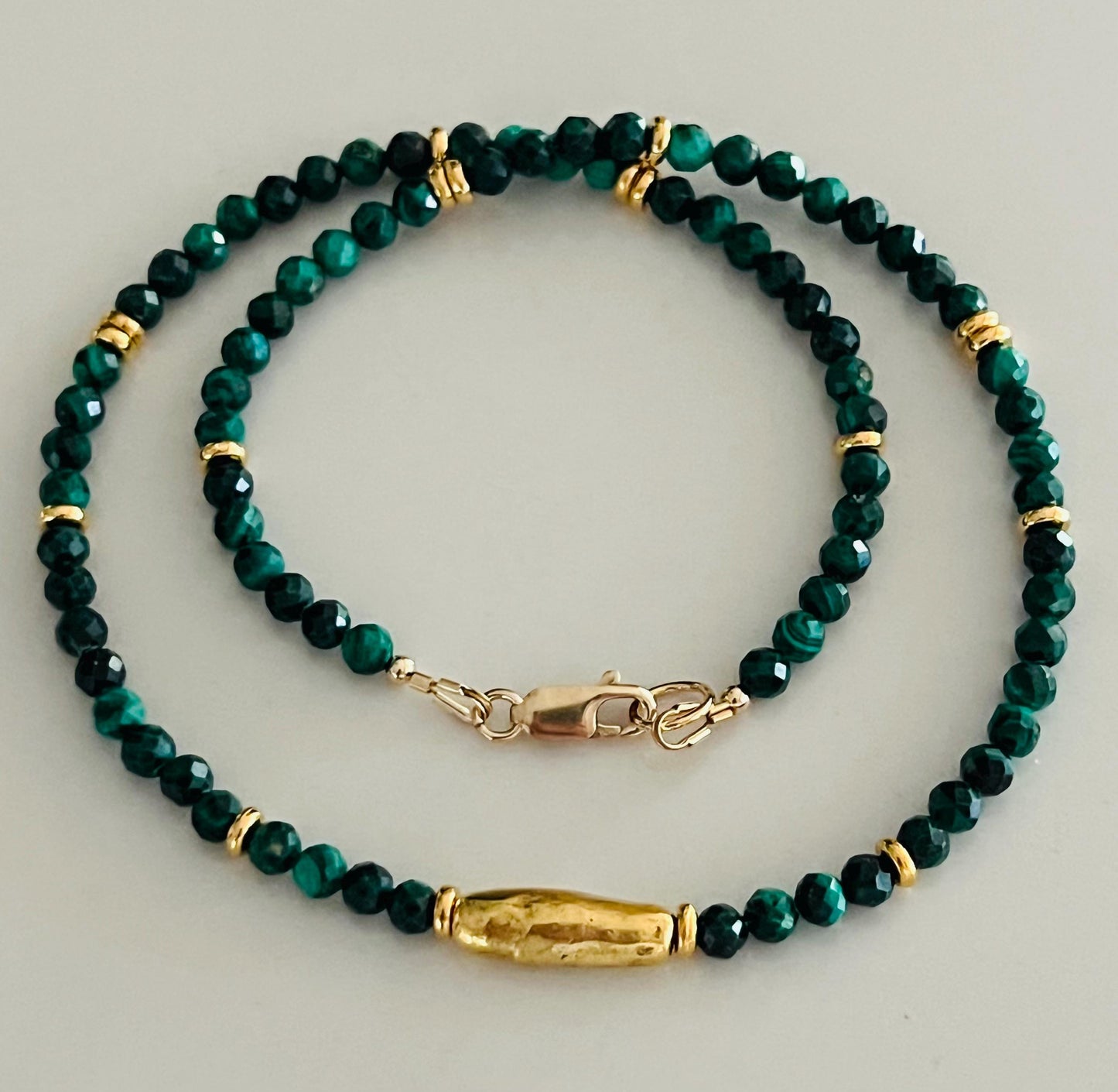 Malachite Beaded Necklace